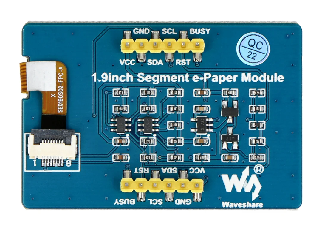 1.9 inch Segment E-Paper Module - 2