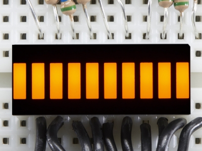 10 Segment Light Bar Graph LED Display - Yellow - 4