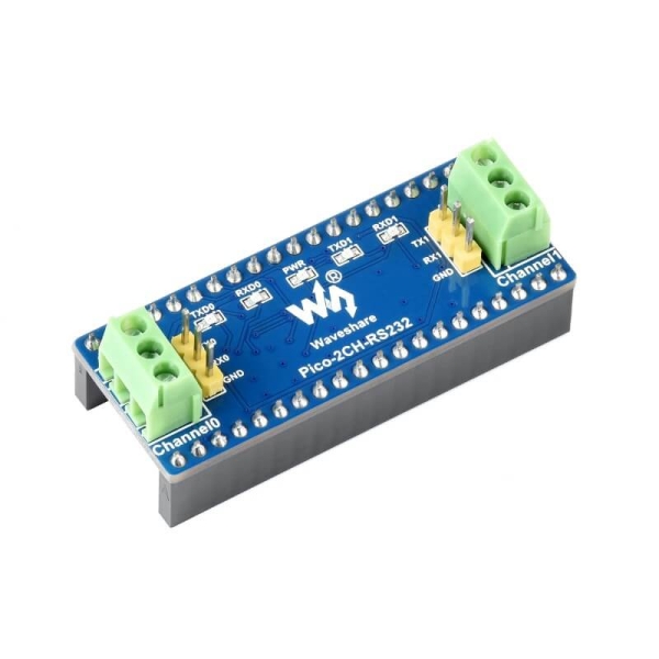 Waveshare - 2-Channel RS232 Module for Raspberry Pico (SP3232EEN Transceiver)