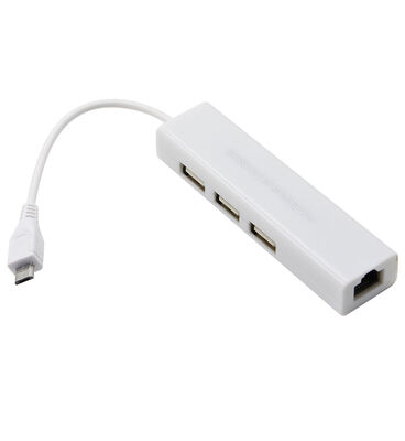 3 Port USB Hub + Ethernet Adaptör Micro USB ( Pi Zero )