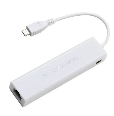 3 Port USB Hub + Ethernet Adaptör Micro USB ( Pi Zero ) - 2