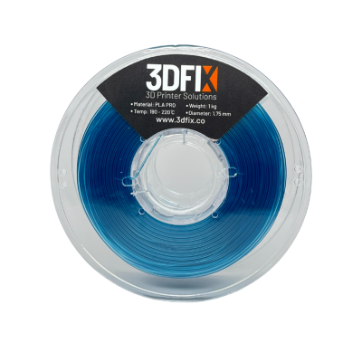 3DFIX Filament PLA PRO Şeffaf Mavi 1KG 1,75mm - 1