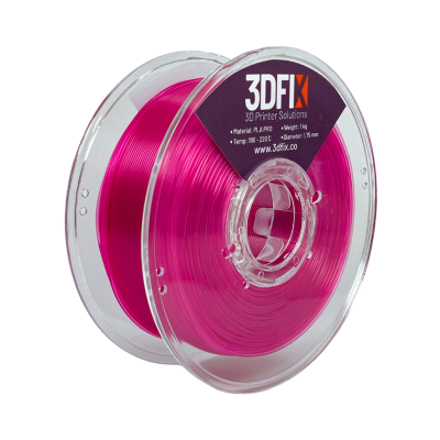 3DFIX Filament PLA PRO Şeffaf Pembe 1KG 1,75mm - 3