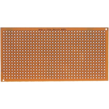 5x10 cm Single-Sided Perforated Phenolic (Copper) - 1