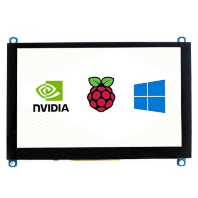Raspberry Pi 5 inç Kapasitif Dokunmatik Ekran LCD (H), 800×480, HDMI - 1