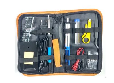 60W Adjustable Temperature Soldering Iron Kit with Case - 3