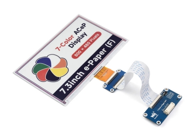 7.3 inch AceP 7-Color E-Paper Module - 2