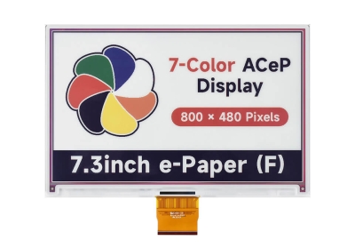 7.3″ ACeP 7 Renkli E-Paper Modül