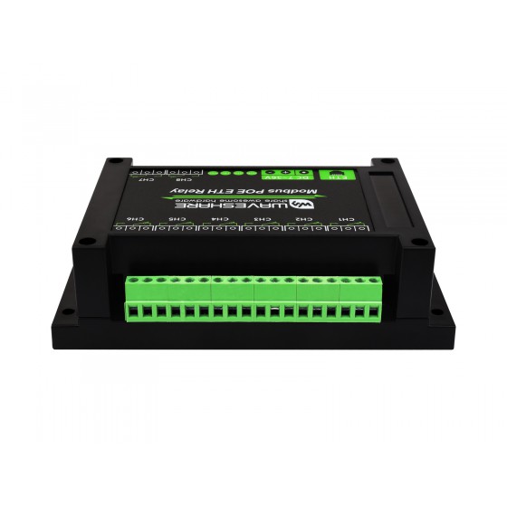 8-ch Ethernet Relay Module, Modbus RTU/Modbus TCP Protocol, PoE