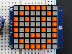 Adafruit - 8x8 1.2'' Ekstra Parlak I2C LED Matris
