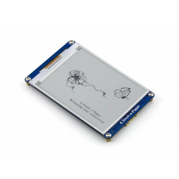 Waveshare - 800x600, 4.3inch e-Paper UART Module