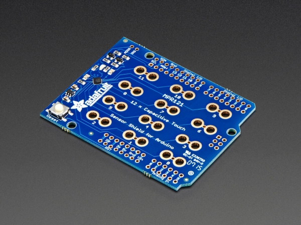 Adafruit 12 x Arduino için Kapasitif Dokunmatik Shield - MPR121 - Thumbnail