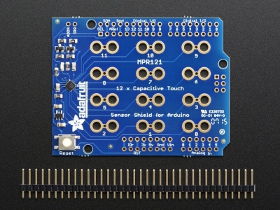 Adafruit 12 x Capacitive Touch Sensor Shield for Arduino - MPR121 - 2