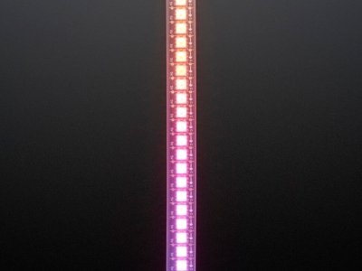 Adafruit DotStar Dijital LED Şerit - Siyah 144 LED/m - 1m