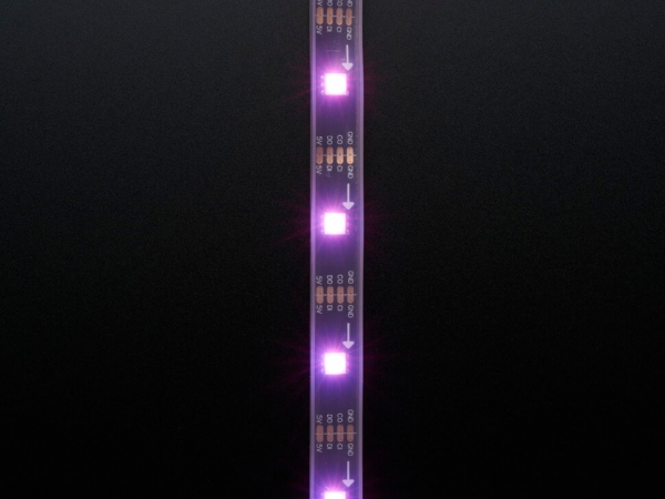 Adafruit DotStar Dijital LED Şerit - Siyah 30 LED - Metre Başına 1m - Thumbnail