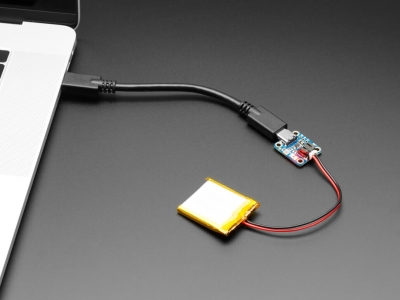 Adafruit Micro-Lipo Charger for LiPoly Batt and USB Type C Jack - 5