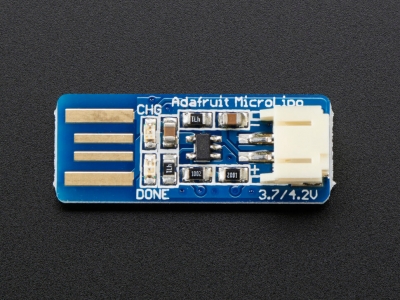 Adafruit Micro Lipo - USB LiIon/LiPoly Şarj Cihazı - v1