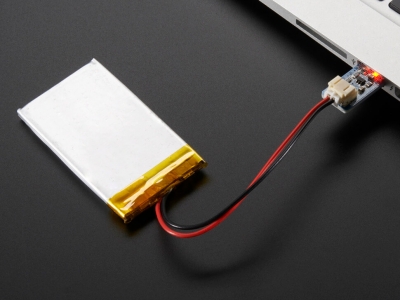 Adafruit Micro Lipo - USB LiIon/LiPoly Charger - v1 - 5