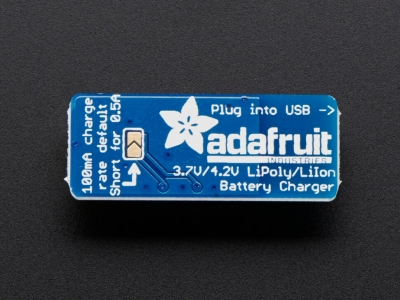 Adafruit Micro Lipo - USB LiIon/LiPoly Charger - v1 - 2