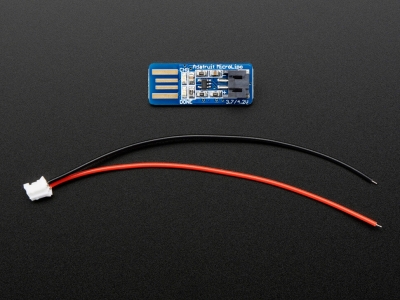 Adafruit Micro Lipo - USB LiIon/LiPoly Charger - v1 - 3