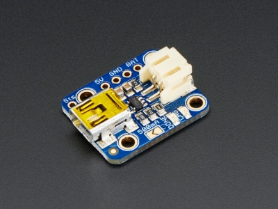 Adafruit Mini Lipo with Mini-B USB Jack - USB LiIon/LiPoly Charger - v1 - 1