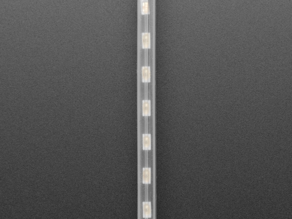 Adafruit NeoPixel LED Yan Işık Çubuğu - Siyah 120 LED - Thumbnail