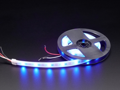 Adafruit NeoPixel UV LED Şerit 32 LED / Beyaz PCB - 1M