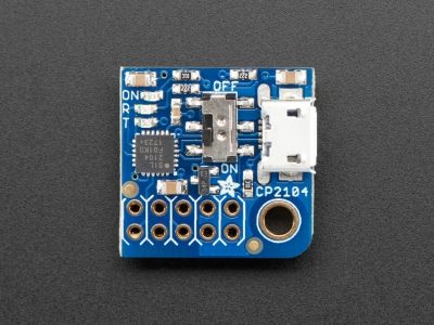 Adafruit Pi UART - USB Console and Power Add-on for Raspberry Pi - 2