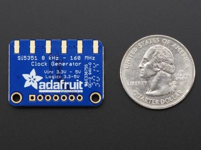 Adafruit Si5351A Clock Generator Breakout Board - 8KHz - 160MHz - 3