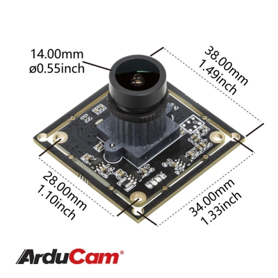 Arducam 1080P Low Light Wide Angle USB Camera Module with Microphone for Computer - 2