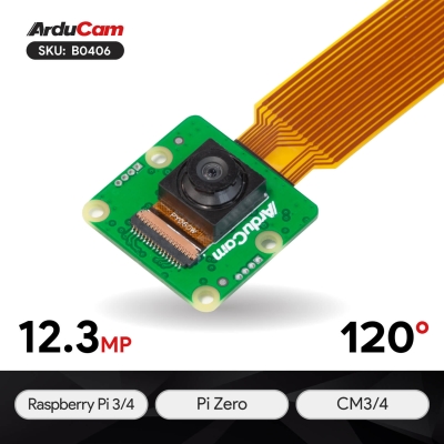 Arducam 12MP IMX378 Camera Module with Wide Angle for Raspberry Pi - 1