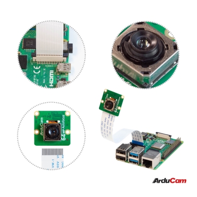 Arducam 64MP Autofocus Camera Module for Raspberry Pi - 2