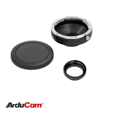 Arducam All EF, EF-S Lens - Canon EOS Lens to C-Mount Lens Adapter Compatible with Raspberry Pi HQ Camera - 2