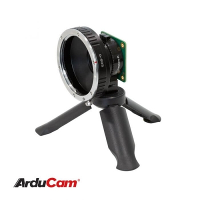Arducam All EF, EF-S Lens - Canon EOS Lens to C-Mount Lens Adapter Compatible with Raspberry Pi HQ Camera - 3