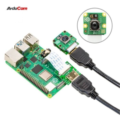 Arducam CSI to HDMI Cable Extension Module with 15pin 60mm FPC Cable for Raspberry Pi Camera V3/V1/V2/HQ (Pack of 2, 1 Set) - 3