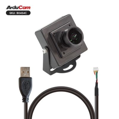 Arducam Geniş Açılı M12 Lensli ve Metal Kasalı 5MP OV5648 USB Kamera Modülü - 2