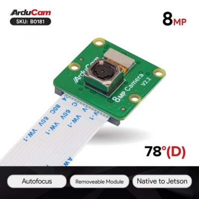 Arducam IMX219-AF Programmable Auto Focus Camera Module for NVIDIA Jetson - 1