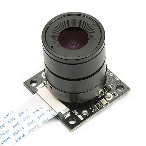 Arducam - Arducam Noir Camera Replaceable CS Mount Lens for Raspberry Pi LS-2717CS OV5647 5MP 1080P