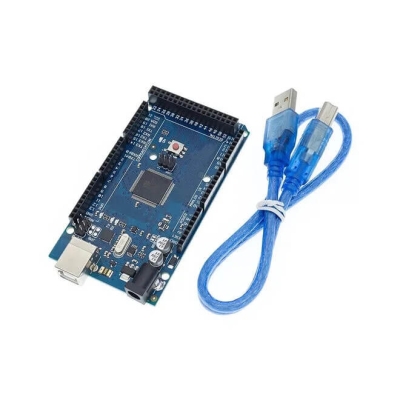 Arduino Mega 2560 R3 Clone with USB Chip CH340 (Includes USB Cable) - 1