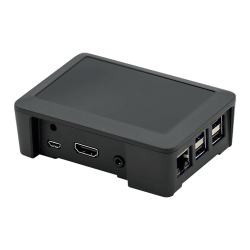 غطاء أسود لمدخل USB و HDMI لعلبة حماية راسبيري باي - Thumbnail