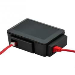 غطاء أسود لمدخل USB و HDMI لعلبة حماية راسبيري باي - Thumbnail
