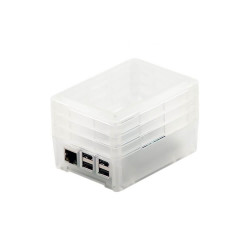 Raspberry Pi 2/3 Modular Clear White Spacer - Thumbnail