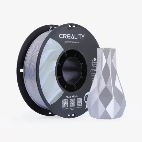 Creality CR PLA Silk Filament 1.75mm 1KG Gümüş