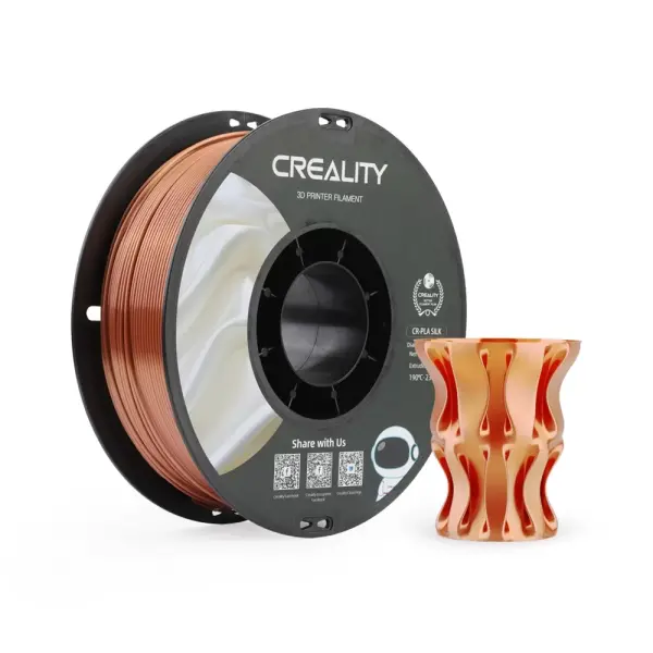 Creality CR PLA Silk Filament 1.75mm 1KG Kırmızı-Bakır