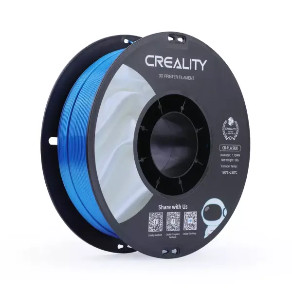 Creality CR PLA Silk Filament 1.75mm 1KG Mavi