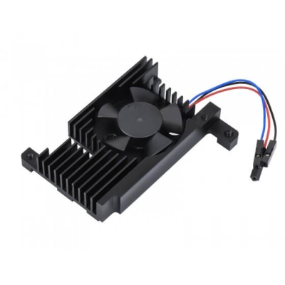 Dedicated All-In-One aluminum alloy cooling fan for Raspberry Pi 4B, PWM speed adjustment, better cooling - 2