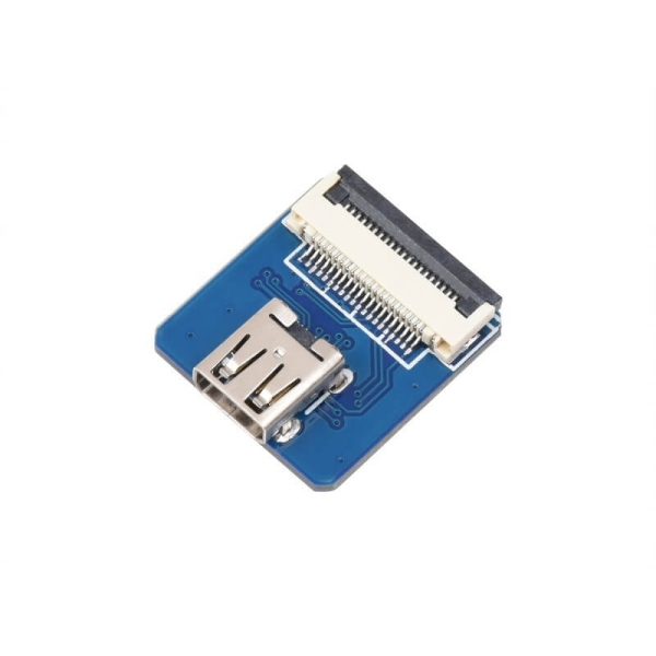 Waveshare - DIY HDMI Kablosu: Mikro HDMI Adaptörü Yatay (B)