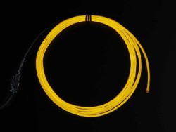 Adafruit - El Wire Şerit Led Sarı 2,5 m