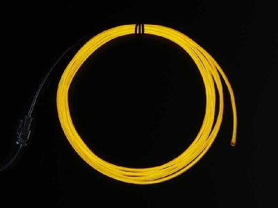 El Wire Strip LED Yellow 2.5m - 1