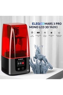 ELEGOO Mars 3 Pro mSLA Resin 3D Yazıcı - 3